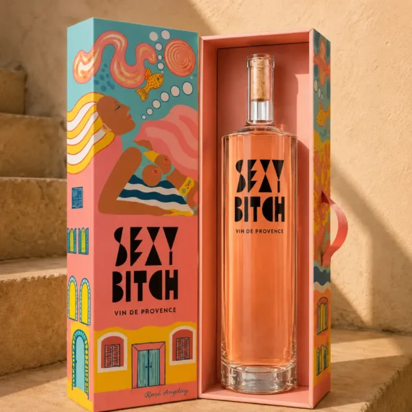 sexy bitch wine gift boxes