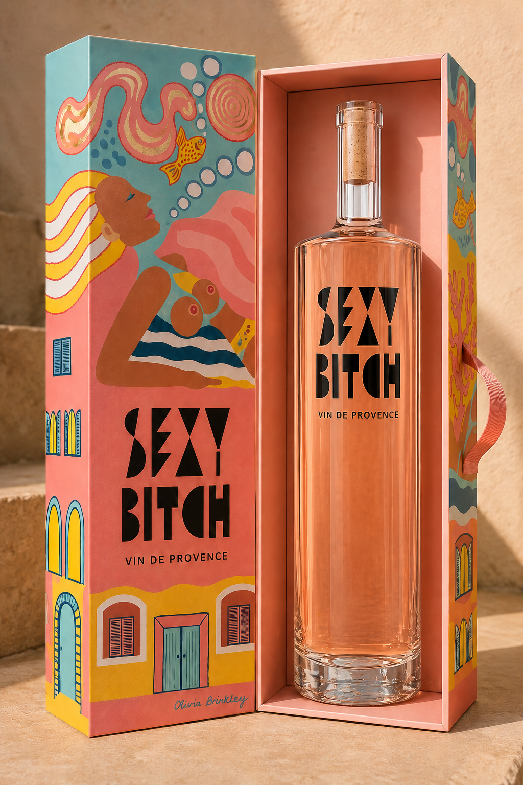 sexy bitch wines gift box